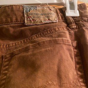Ralph Lauren Caramel Color Jeans- Brand New